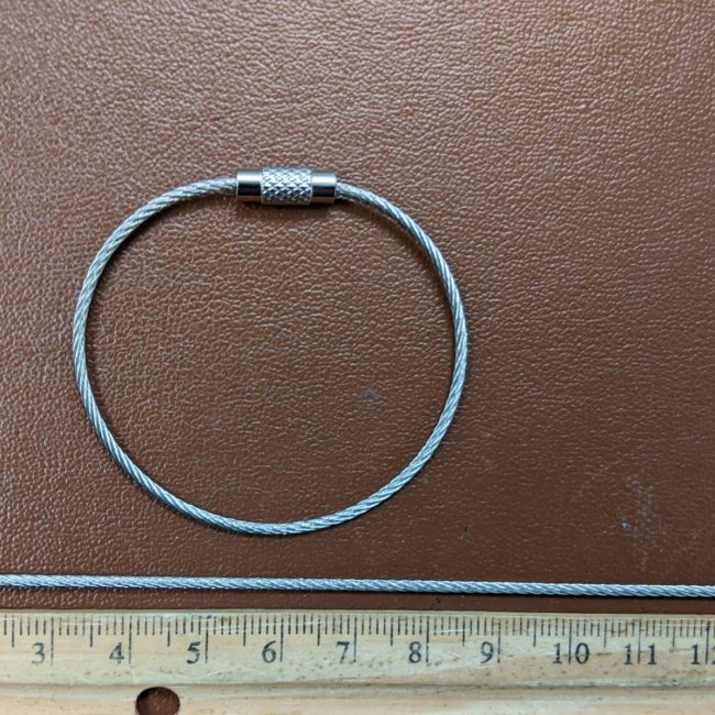 Threaded Rope Style Keychain