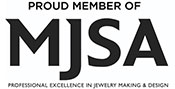 Logo badge reading 'Proud Member of MISA' with large 'MISA' letters, indicating professional excellence in jewelry making and design.
